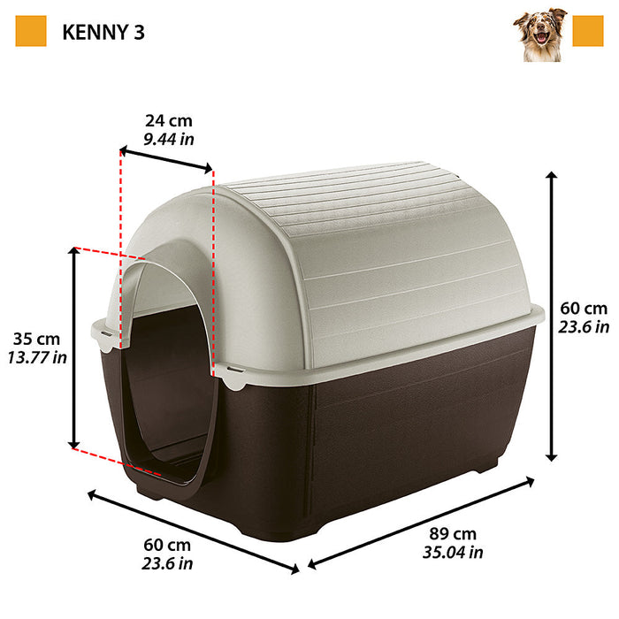 بيت كلاب خارجي إجلو مقاس 07 من Ferplast