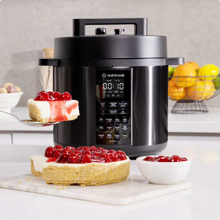 NutriCook Smart 2 6L Pot - Black Stainless Steel NutriCook Smart 2 6L Pot - Black Stainless Steel