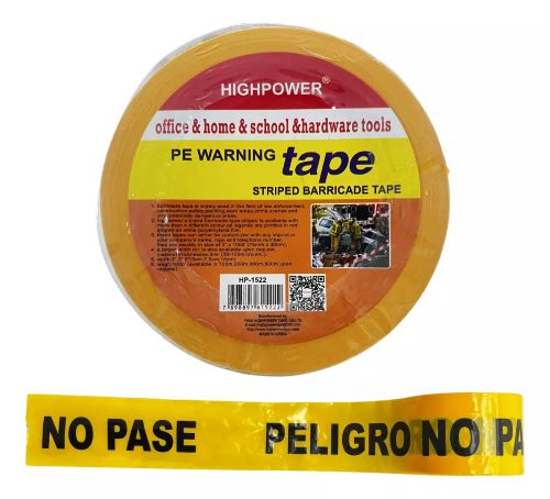 شريط تحذيري 7.5*200 متر HIGH POWER CAUTION HP-1729/PE75200-Y