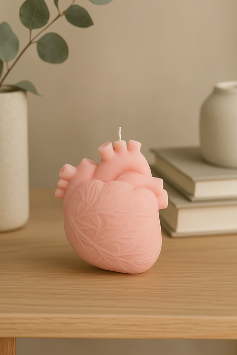 مجموعة شموع القلب والعقل (Heart & Mind) - 3 قطع شمع صويا طبيعي بعطر الفانيليا والياسمين