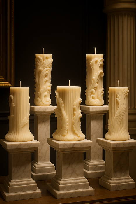 شموع رويال كارڤ - 5 قطع