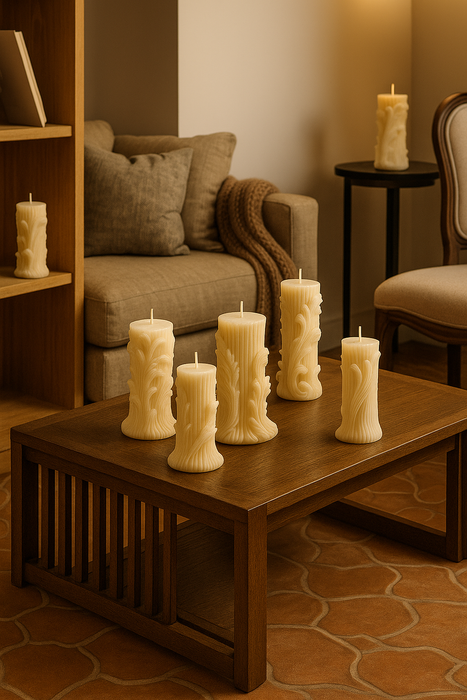 شموع رويال كارڤ - 5 قطع