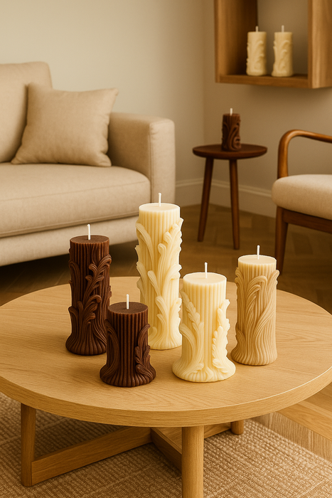 شموع رويال كارڤ - 5 قطع