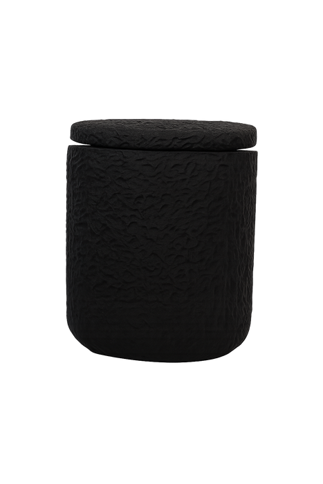 شمعة Stone Cande الفاخرة حجر مصقول يدويًا، شمع طبيعي معطر، قطعة ديكور دائمة