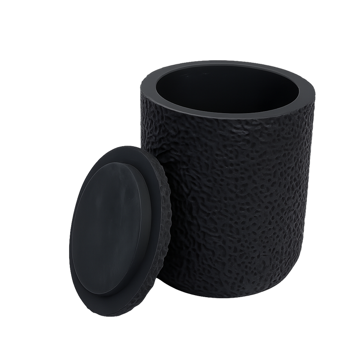 شمعة Stone Cande الفاخرة حجر مصقول يدويًا، شمع طبيعي معطر، قطعة ديكور دائمة