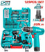 درل شحن 12 Total THKTHP11292 فولت ﻣﻊ عدة 129 قطعة 12 Total THKTHP11292