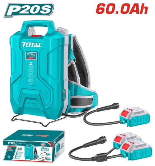Total TFBLI241110 بطارية 60 أمبير محمولة على الظهر