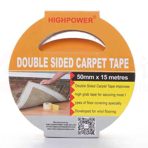 دبل فيس سجاد 15 متر DUBLE SIDED CARPET TAPE HP1224