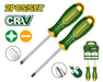 طقم مفك عادي ومصلب 4 انش Jadever JDSS1302