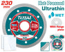 Total TAC2182301HT دسك قص للبورسلان 9 انس