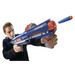 مسدس نيرف إن-سترايك إليت رامباج مزود برشاش سعة 25 طلقه وآلية إطلاق Slam Fire. من هاسبرو