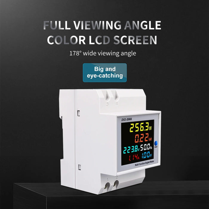 عداد 6×1 - فولتية/تيار/تردد/استهلاك ...