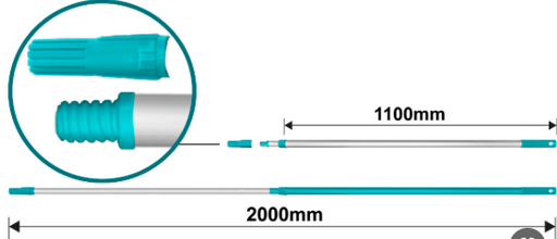 عصا تلسكوبية 2 متر من TOTAL Bashiti Hardware