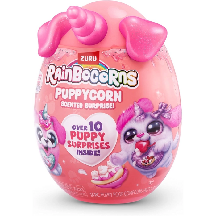 سلسلة مفاجآت Rainbocorns Puppycorn - 12 قطعة مع 10 مفاجآت ورائحة خاصة! من زورو