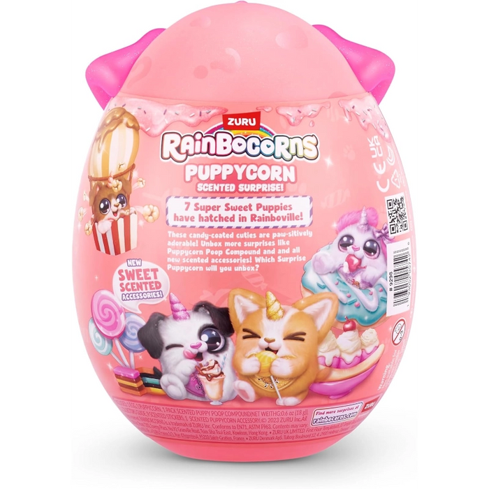 سلسلة مفاجآت Rainbocorns Puppycorn - 12 قطعة مع 10 مفاجآت ورائحة خاصة! من زورو