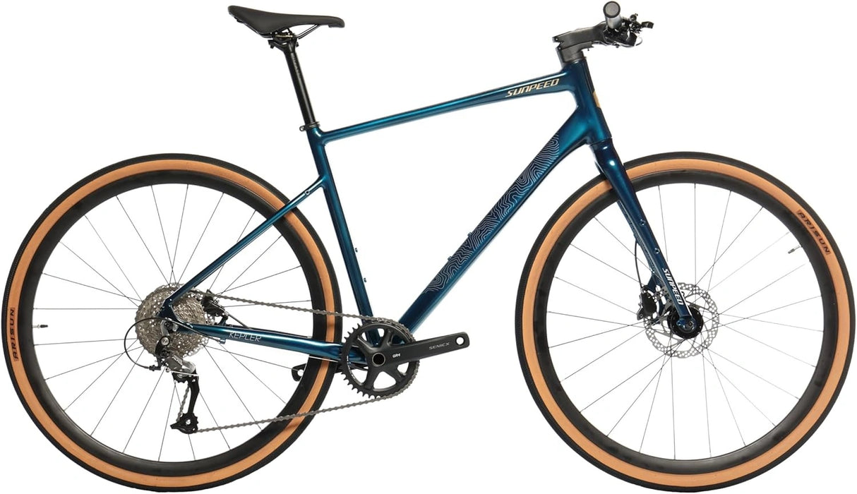 دراجة هوائية SUNPEED KEPLER 700C بإطار ألمنيوم خفيف ونظام SHIMANO 9 سرعات