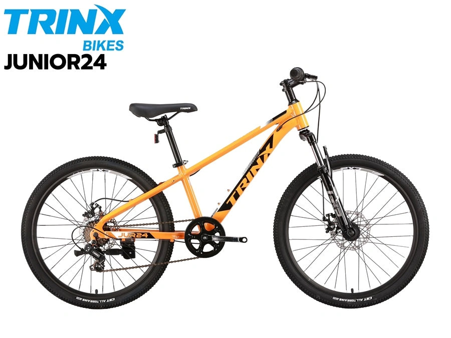 دراجة جبلية TRIN-X JUNIOR 24 بوصة، إطار ألمنيوم، 7 سرعات، شوكة هيدروليكية