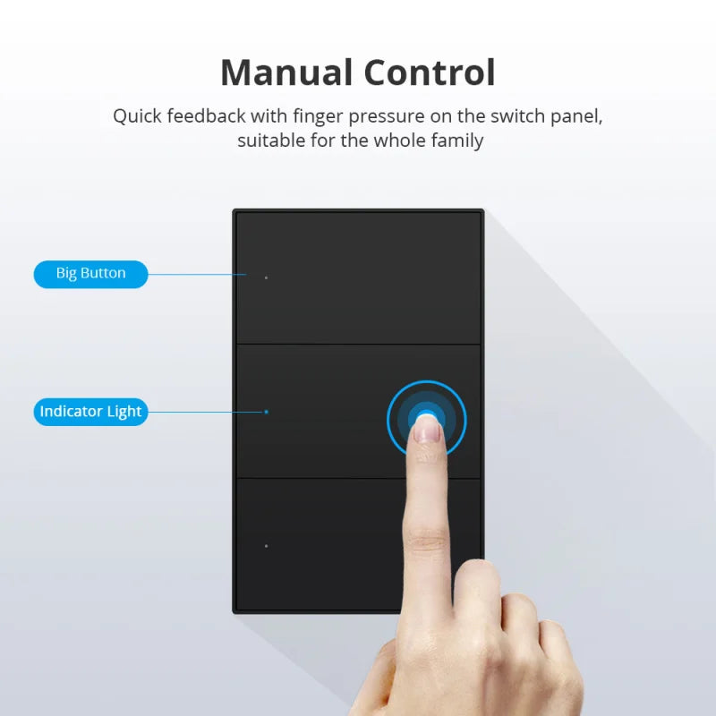 Zemismart Zigbee Mesh Smart Switch - US Type - Black Zemismart Zigbee Mesh Smart Switch - US Type - Black