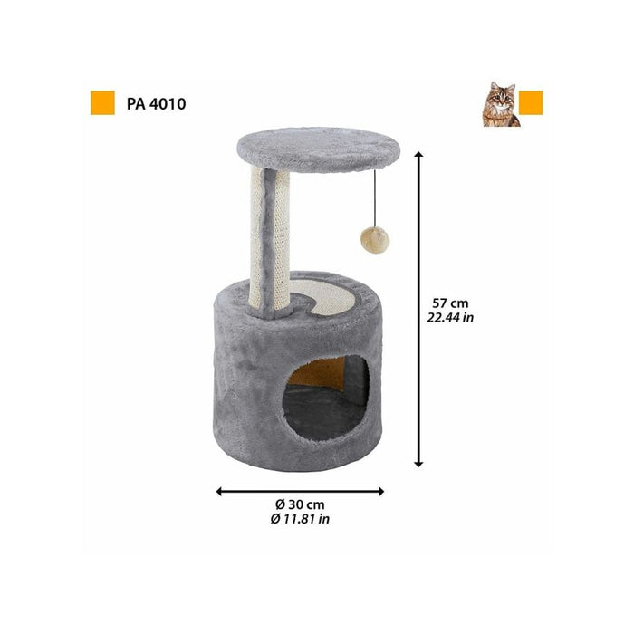 عمود خدش مسطح بفرو صناعي ومنزل للقطط من Ferplast