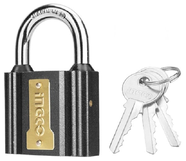 قفل حديدي انكو مضاد للماء مقاسات (32-75) مم غلاف مطاطي