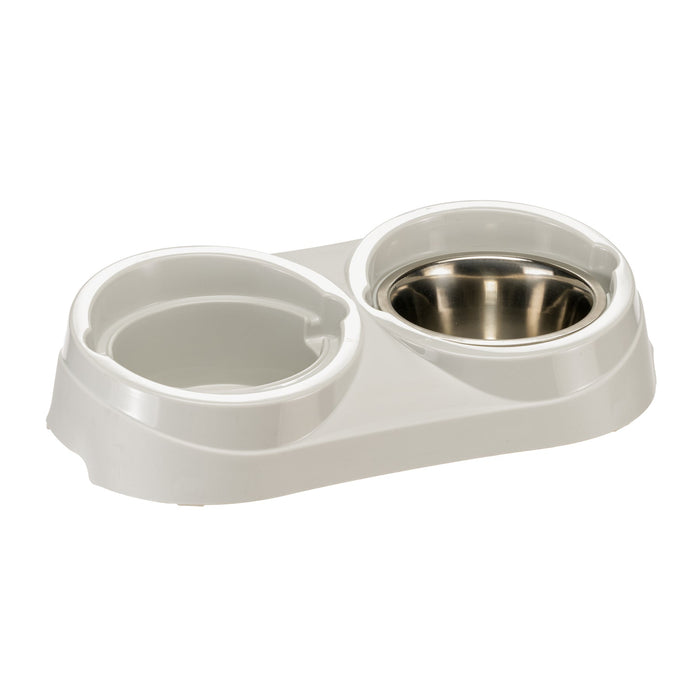 مغذاية مزدوجة للكلاب مقاس 01 من Ferplast