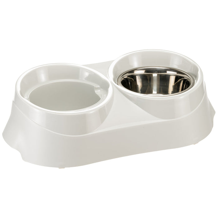 مغذاية مزدوجة للكلاب مقاس 01 من Ferplast