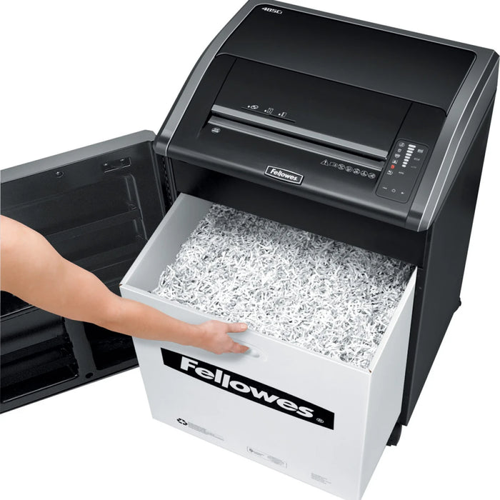 ماكينة تمزيق ورق 325Ci بقطع متقاطع وسعة 24 ورقة للأداء الشاق من Fellowes