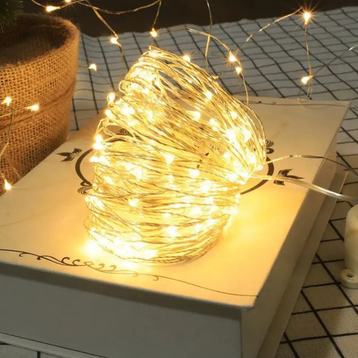 زينة رمضان حبل مضيء  للشبابيك والأبواب 10 متر