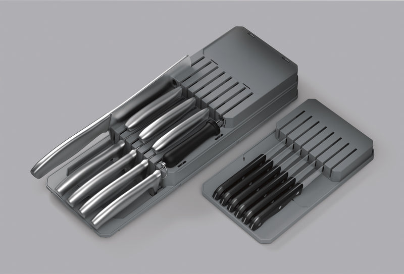 منظم ورك سكاكين معدني قابل والتعديل مقاس 14x41x10 سم من Metaltex