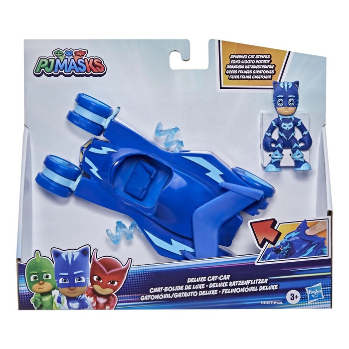 سيارة كات-كار الفاخرة مع شخصية كات بوي من PJ Masks لتجربة إنقاذ ممتعة! من هاسبرو