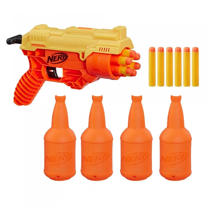 مجموعة استهداف نيرف ألفا سترايك كوبرا RC-6 - 17 قطعة مع 6 رصاصات وأهداف نصفية من هاسبرو