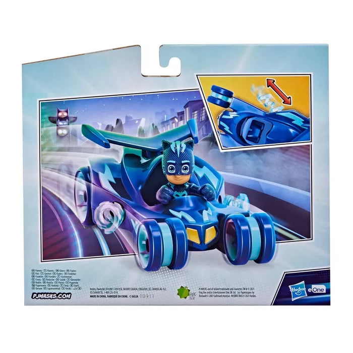 سيارة كات-كار الفاخرة مع شخصية كات بوي من PJ Masks لتجربة إنقاذ ممتعة! من هاسبرو