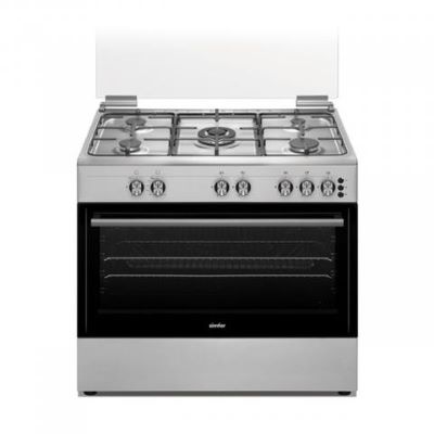90cm gas oven, stainless steel, standard positions, with ignition 90cm gas oven, stainless steel, standard positions, with ignition