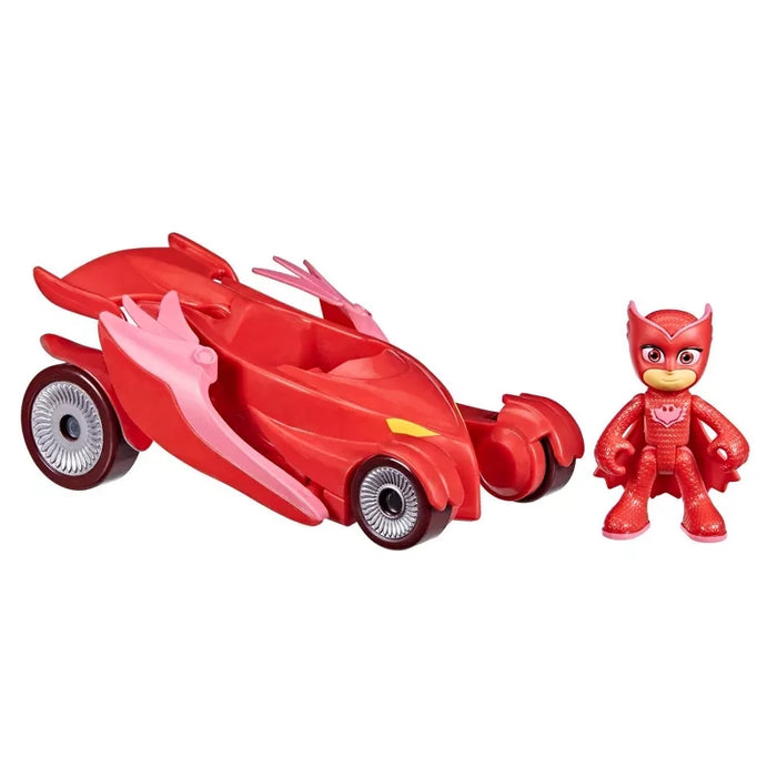 سيارة PJ Masks Owlette الفاخرة مع شخصية Owlette وأجنحة بومة تتأرجح من هاسبرو