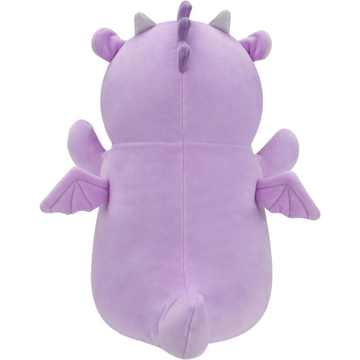 سكويشمالو - دمية محشوة كبيرة 14 إنش هاجميز دينا التنين ناعمة وسهلة التنظيف من جازويرز