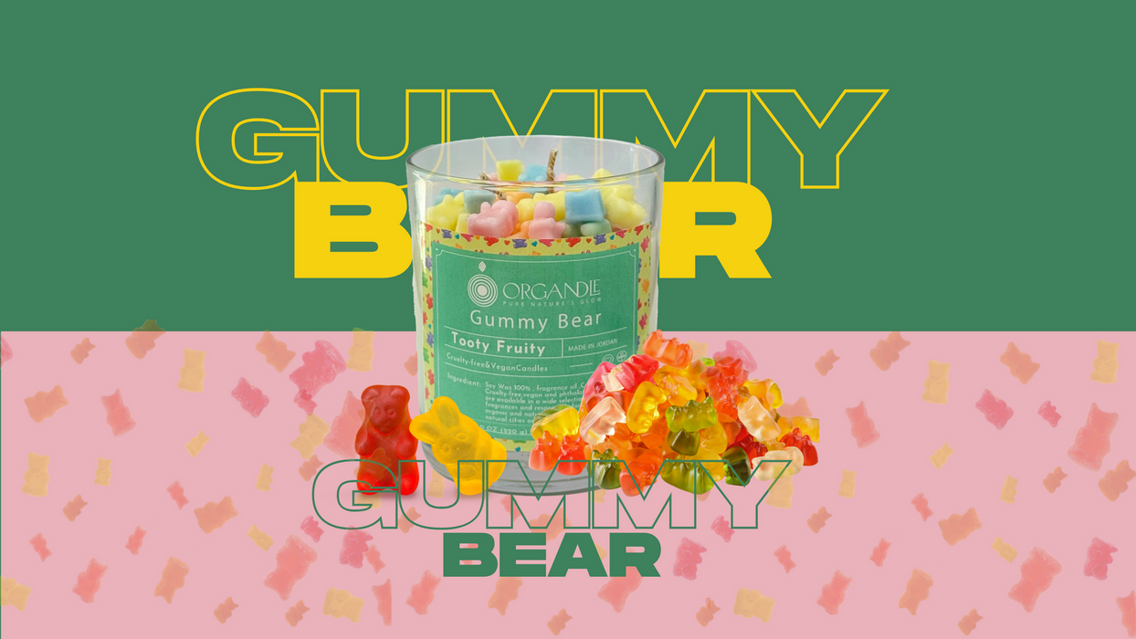 شمعة جومي بير من توتي ف اقتصادي، شمع صويا 100% برائحة استوائية تدوم طويلاً