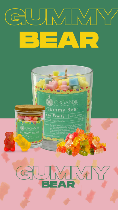 شمعة جومي بير من توتي ف اقتصادي، شمع صويا 100% برائحة استوائية تدوم طويلاً