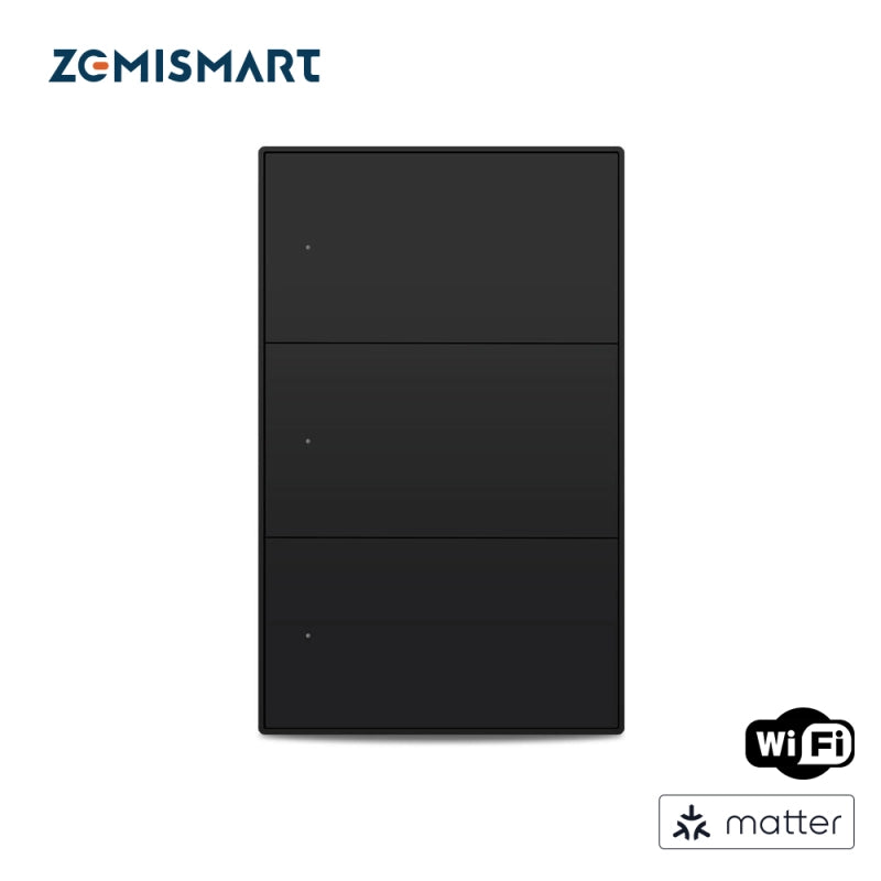 مفتاح ذكي رباعي- Zigbee Mesh-Zemismart - US Type - اسود مفتاح ذكي رباعي- Zigbee Mesh-Zemismart - US Type - اسود