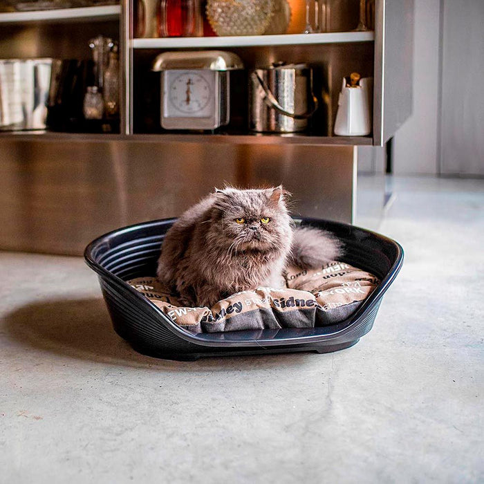 سرير بلاستيكي أزرق مقاس 4 للكلاب من Ferplast