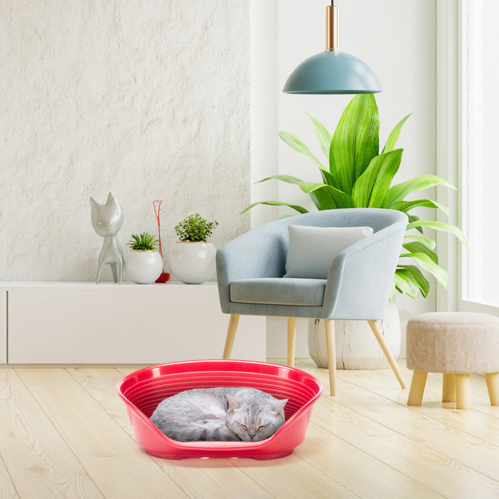 سرير بلاستيكي أزرق مقاس 4 للكلاب من Ferplast