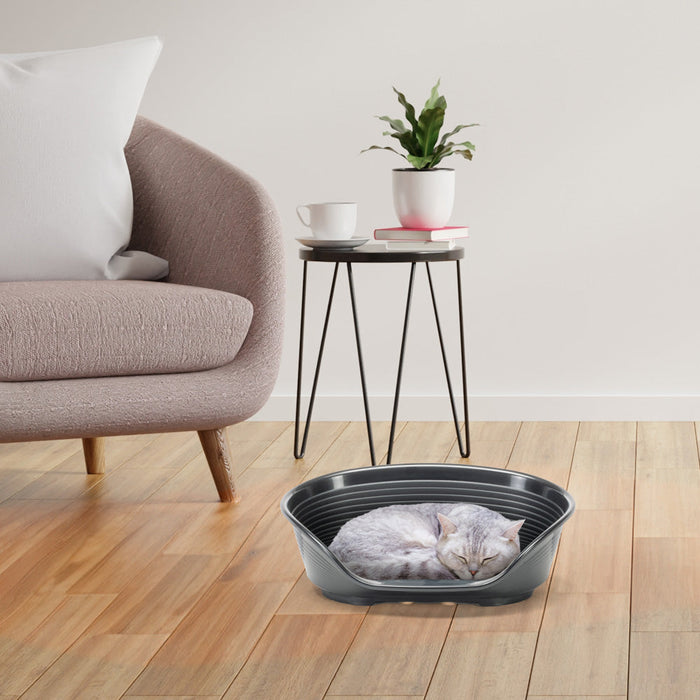 سرير بلاستيكي أبيض مقاس 6 للكلاب من Ferplast