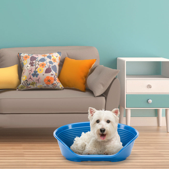 سرير بلاستيكي أبيض مقاس 6 للكلاب من Ferplast