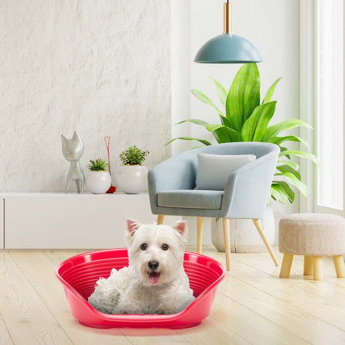 سرير بلاستيكي أزرق مقاس 4 للكلاب من Ferplast