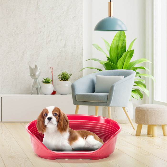 سرير بلاستيكي أزرق مقاس 4 للكلاب من Ferplast