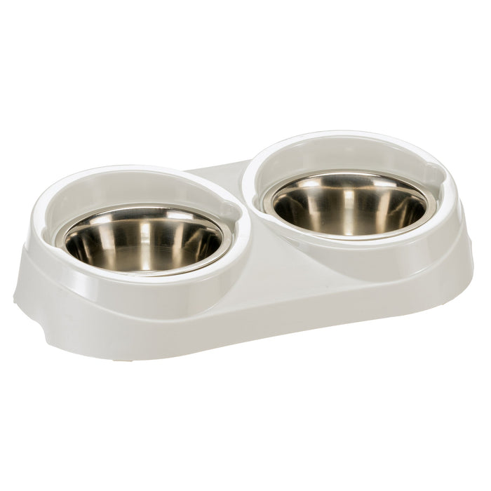 وعاء مزدوج فولاذي 1.7 ل للكلاب من Ferplast