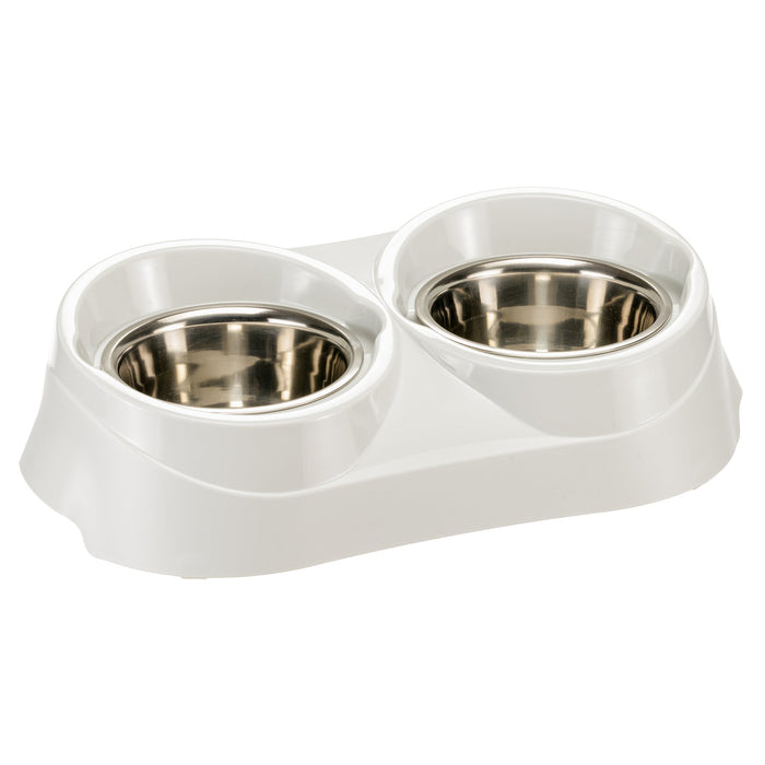 وعاء مزدوج فولاذي 1.7 ل للكلاب من Ferplast