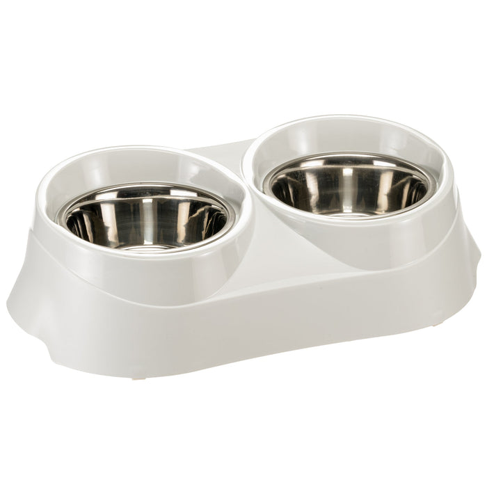 مغذاية مزدوجة للكلاب مقاس 01 من Ferplast