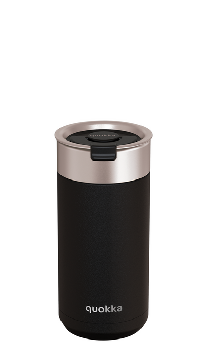 Stainless Steel Vacuum Insulated Cup with Filter, Black Carbon 400ml