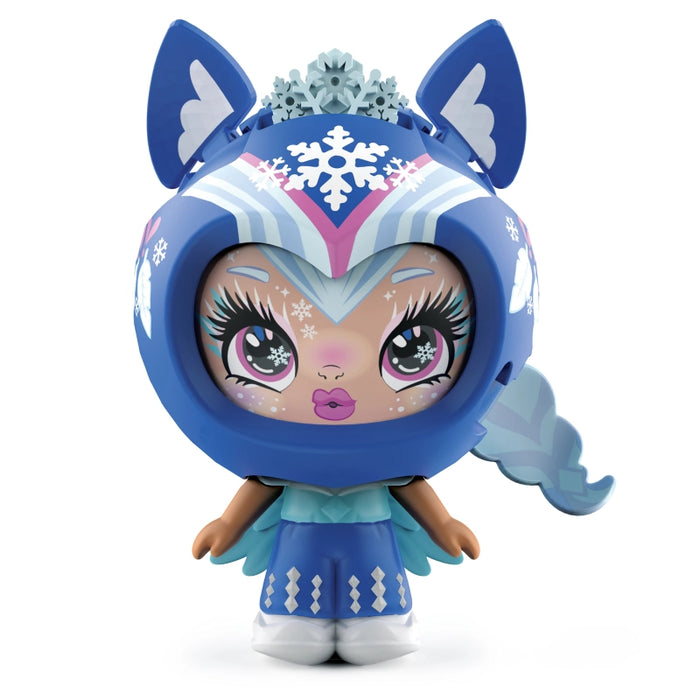 شخصية زوبلس Z-Girlz Snowfie القابلة للتحويل مع ملحق Happitat الممتع من سبين ماستر