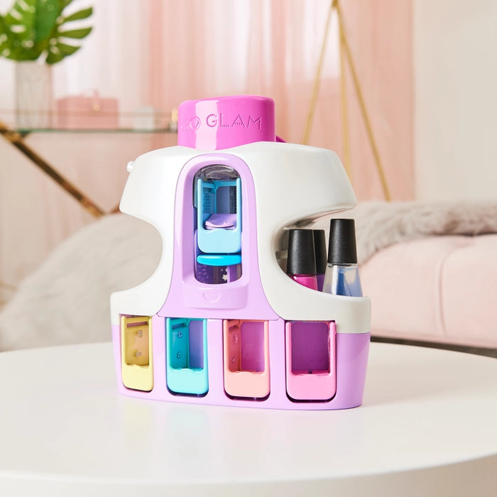 صالون أظافر Go Glam U-nique المحمول مع أدوات لتزيين حتى 250 تصميم بسرعة وسهولة من سبين ماستر